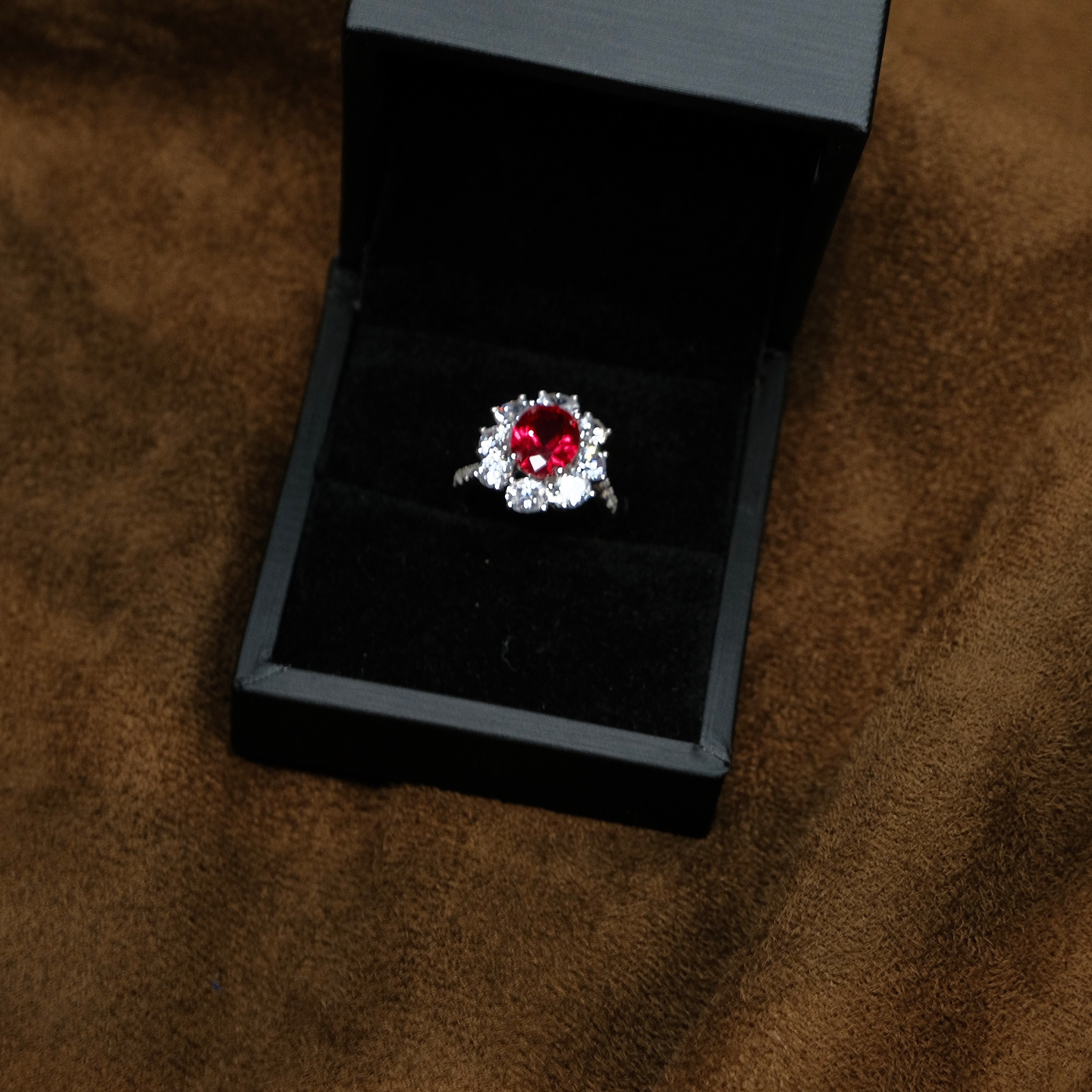 Radiance Ruby Bloom Ring