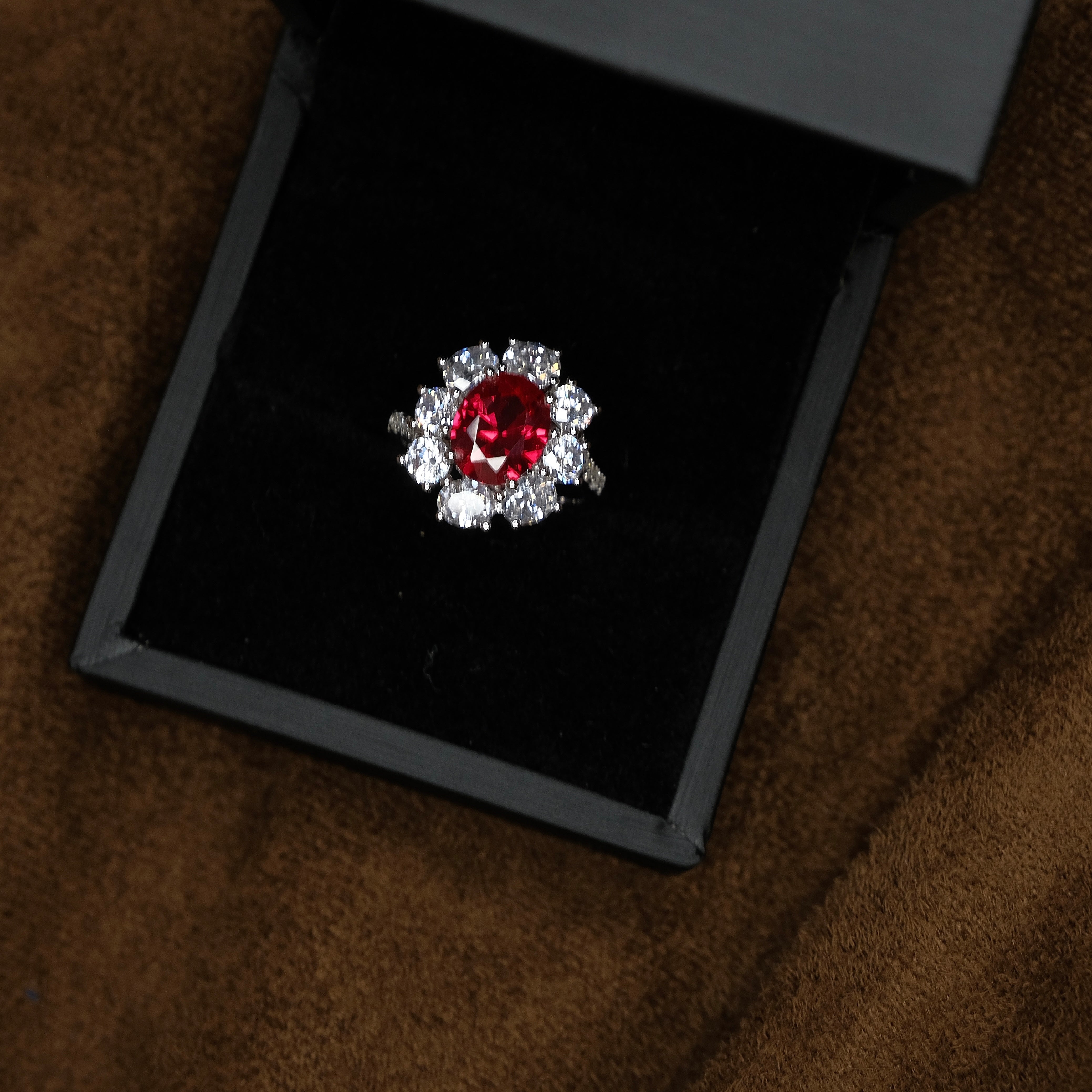 Radiance Ruby Bloom Ring