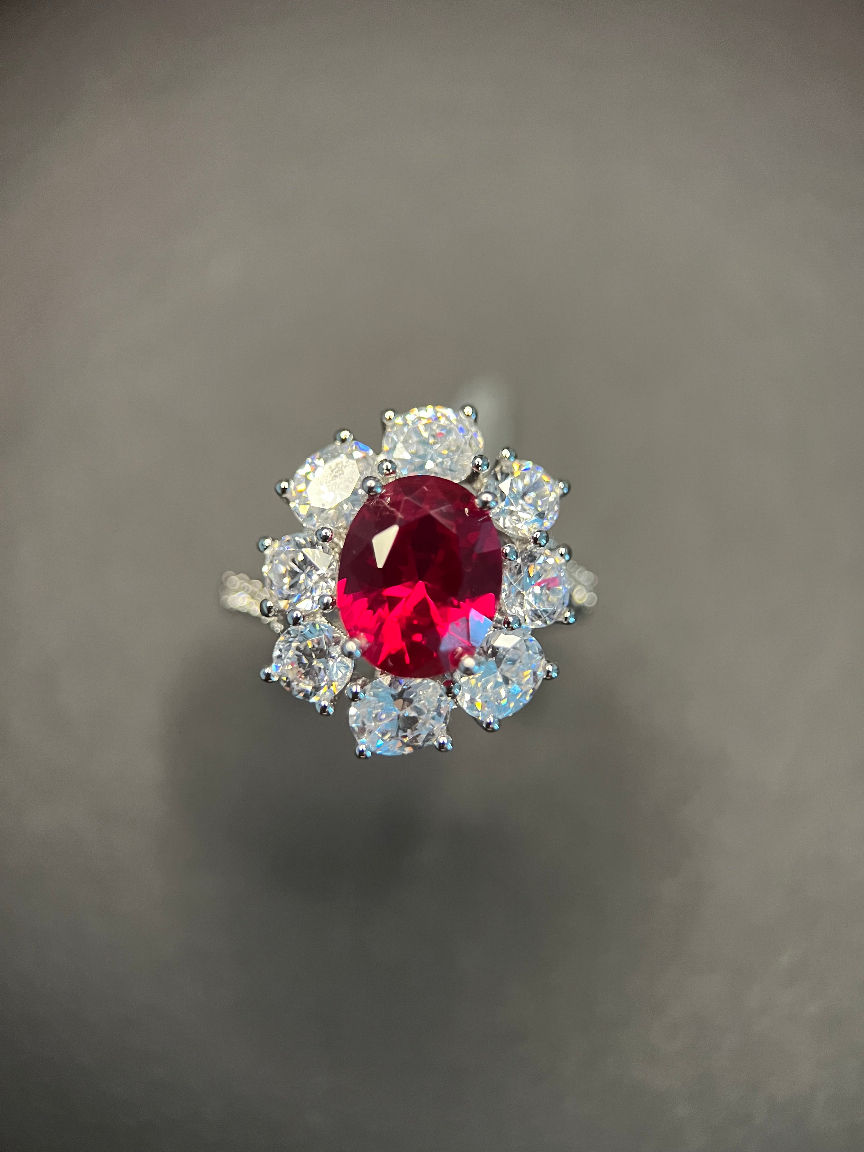 Radiance Ruby Bloom Ring