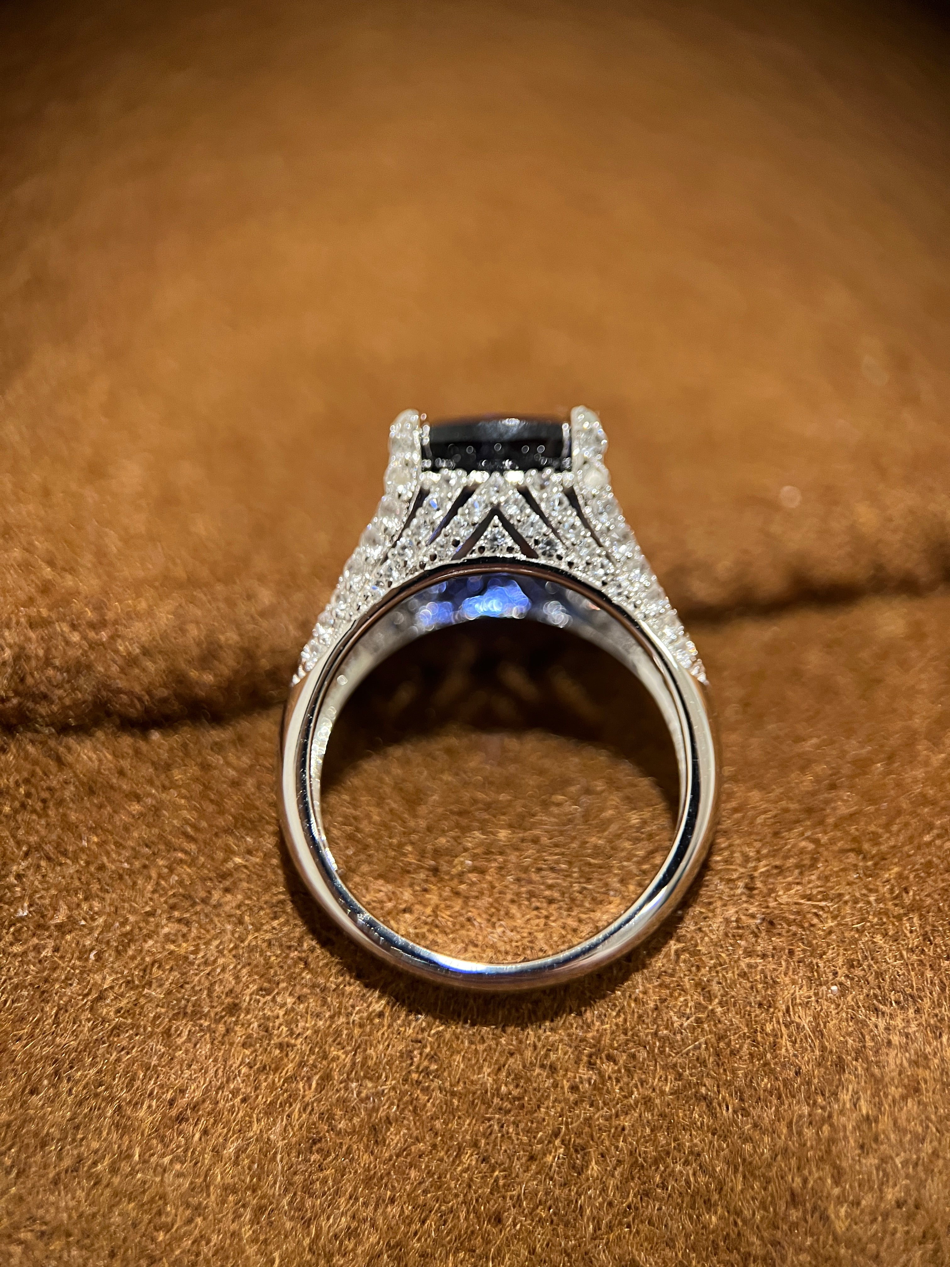 Sapphire Cascade Ring