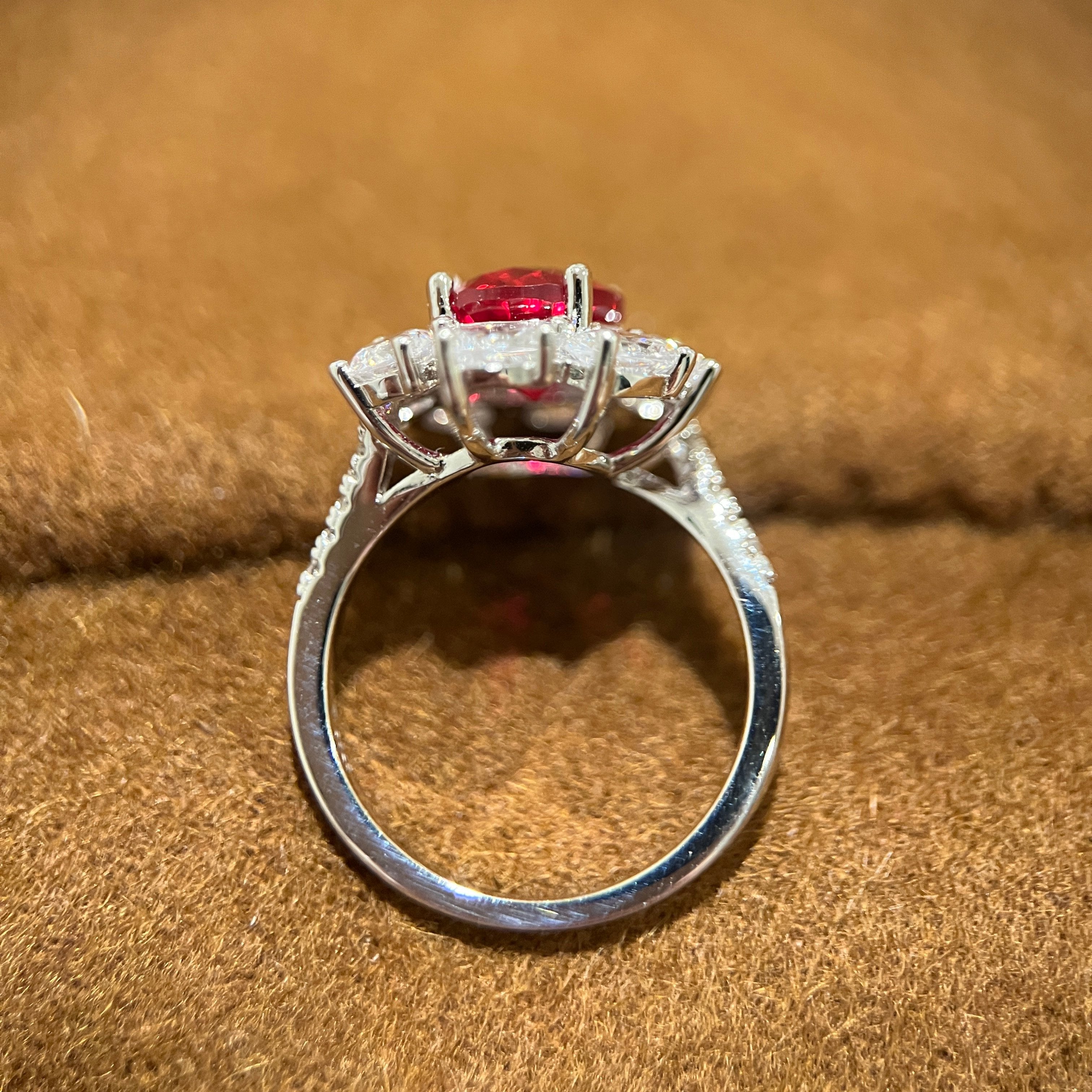 Radiance Ruby Bloom Ring