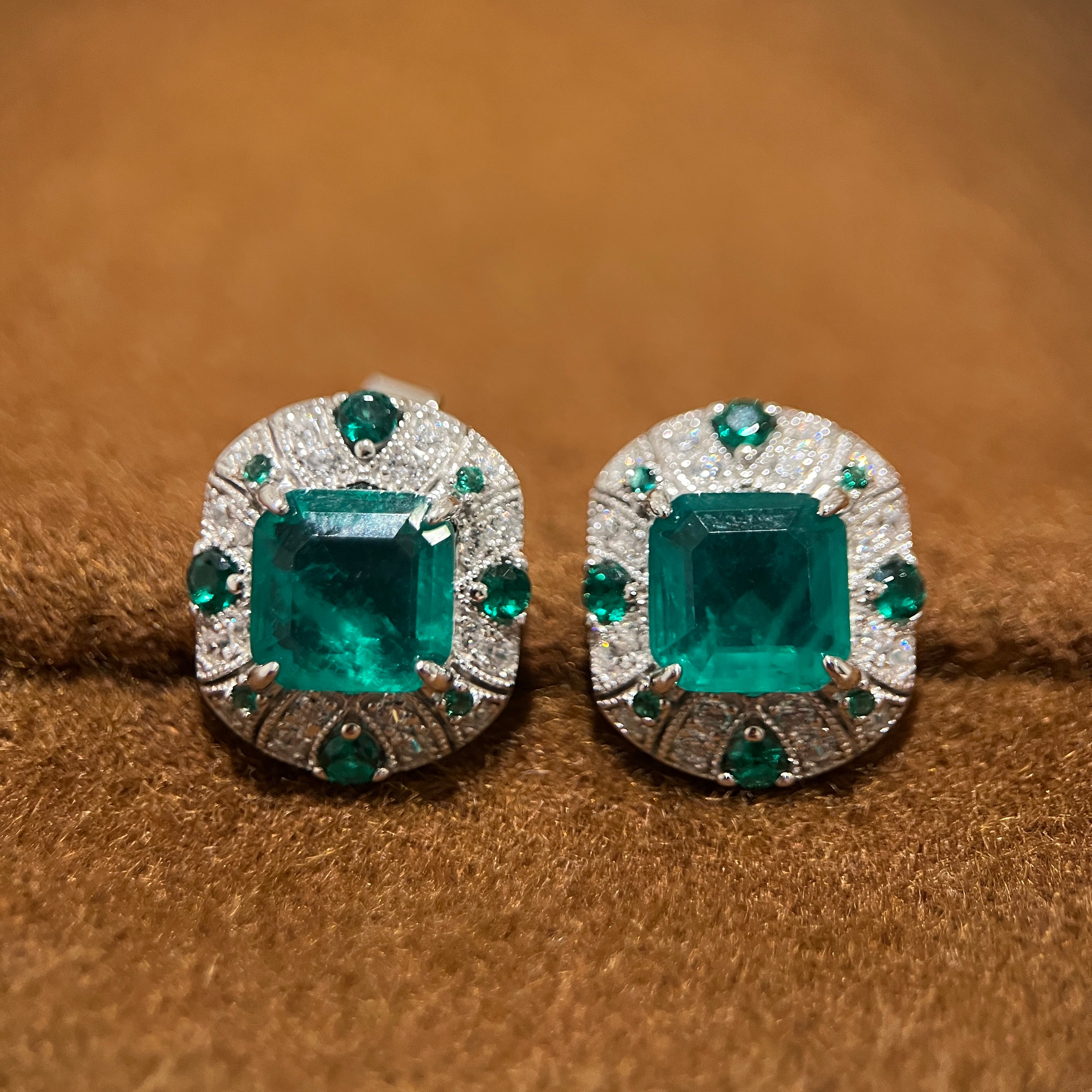 Elysian Emerald Earrings